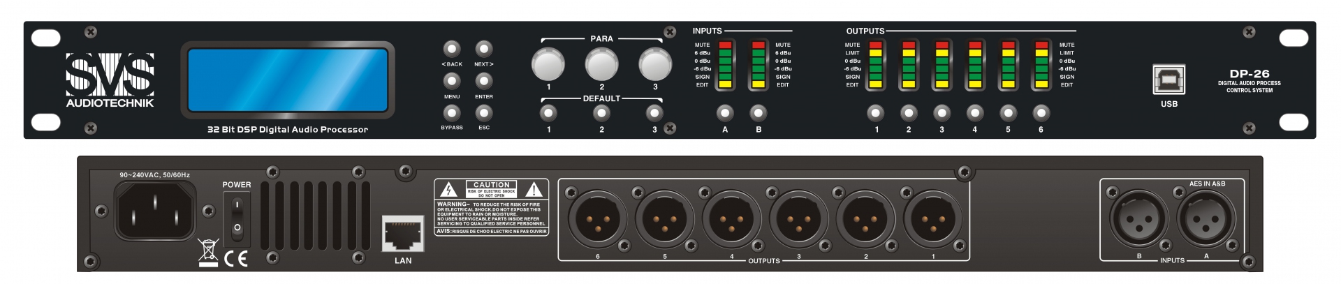 SVS Audiotechnik DP-26 Цифровой процессор: 2 входа 6 выходов в Москве