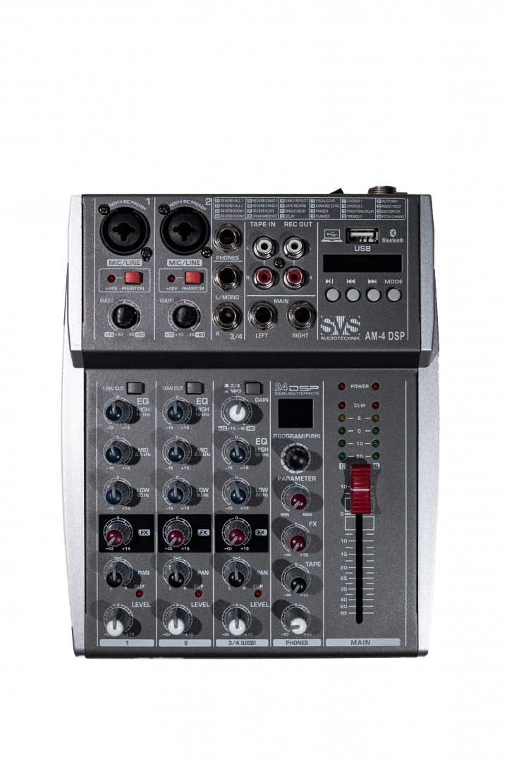 SVS Audiotechnik mixers AM-4 DSP Аналоговый микшерный пульт, 4-канала в Москве