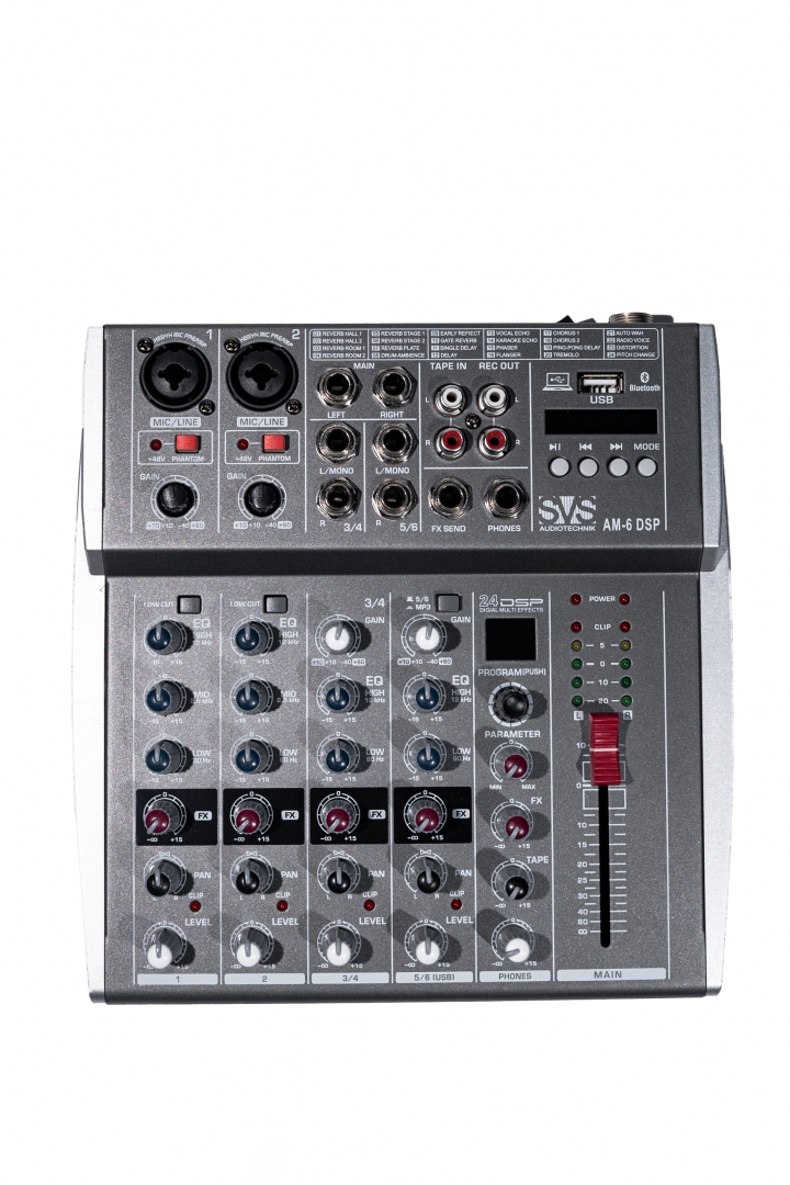 SVS Audiotechnik mixers AM-6 DSP Микшерный пульт аналоговый, 6-канальный SVS Audiotechnik mixers в Москве